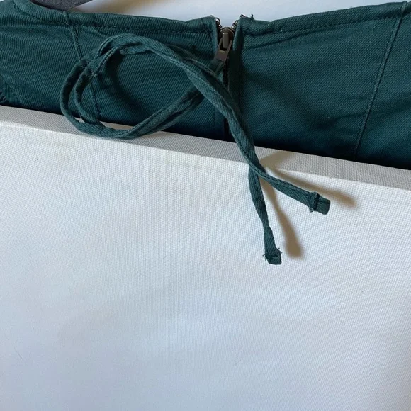 Ulla Johnson Malie Denim Top in Teal Size 2 - Picture 9 of 16